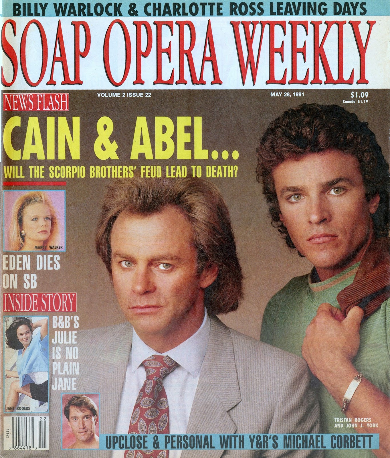 Soap Opera Weekly Cover May 28 1991
